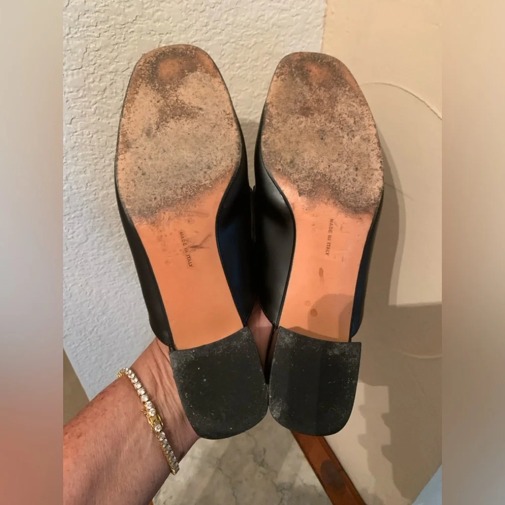 Salvatore Ferragamo black mules - size 5.5 - Picture 7 of 8